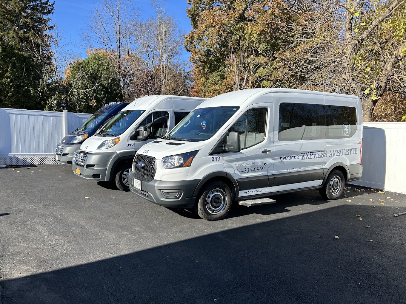 Express Ambulette vehicle exterior